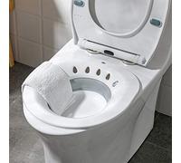 StyleBest Sitz Bath Over The Toilet, Foldable Hip Perineal Soaking Bath Tub Avoid Squatting Personal Washing Bidet Bowl for Hemorrhoidal Relief, Pregnant Women, Post-Episiotomy Recovery(Grey)