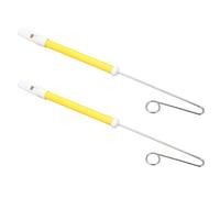 Stylebest Slide Whistle Toy for Kids Beginners 2Pcs Professional Metal Musical Instrument Yellow Durable