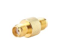 Stylebest SMA Female to RP SMA Female Adapter Durable Copper RF Connector 2pcs for High Performance Testing