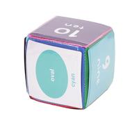 Stylebest Soft Foam Game Dice, Educational Classroom Toy for Math Geometry Learning with Bright Colors, 3.9 Inch Fabric Foam Dice for Kids Teachers