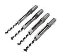 Stylebest Square Hole Drill Bits Set 4pcs Premium Quality Bearing Steel Efficient Woodworking Tool for Density Board and Wood Products