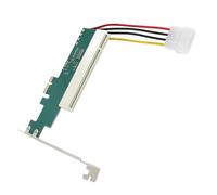 Stylebest ST41 PCI-E X1 Adapter Card, High-Speed 2.5GHz Riser Card for Legacy Devices, Connects PCI to Express Interfaces, Easy Installation with 4-Pin