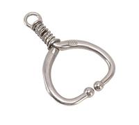 Stylebest Stainless Steel Bull Nose Ring Heavy-Duty Spherical Clamp for Cattle Breeding on Farm (HL-Q4E)