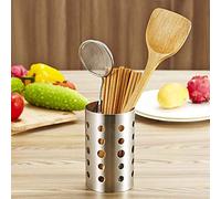 Stylebest Stainless Steel Chopsticks Holder Set with Draining Rack for Organized Tableware in the Kitchen, 304 Material, 10.5 Cm Diameter