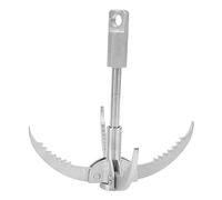 Stylebest Stainless Steel Grappling Hook with 4 Folding Claws for Rock Climbing Camping Hiking Outdoor Survival