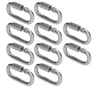 Stylebest Stainless Steel Quick Link Connector Easy Install and Durable for Outdoor Equipment 10Pcs (M10)