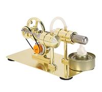 Stylebest Stirling Engine Model Easy Assembly Educational Science Toy for Kids Physics Classroom Stainless Steel 1 Unit