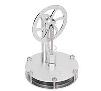 Stylebest Stirling Engine Model Low Temperature Difference Engine Physical Experiment Tool for Science Projects and Classroom Learning Made of Aluminium Alloy 9x13cm
