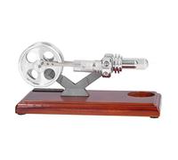 Stylebest Stirling Engine Motor Model Exquisite Aluminium Alloy Physical Engine for Kids Learning Toys 7.1 X 3.5 X 3.5 in
