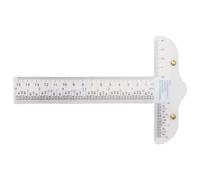 Stylebest T Square Ruler Transparent Acrylic Accurate Measuring Tool for Architects Engineers Art Students 12.1x19.3cm