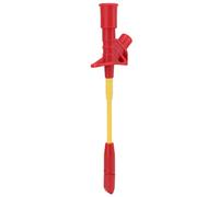 Stylebest Test Hook Multi-Function Mini Grabber Probe for Circuit Testing, Car Repair, and Diagnostics - Stainless Steel, PA Insulation, 1 Piece (Red)