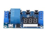 Stylebest Timer Relay Module, Reliable Cycle Timing Delay Switch, Perfect for Automation Tasks, Micro USB Powered, 6.2 X 3.8 X 0.7in