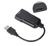Stylebest to USB Video Acquisition Card Compact 1080P Adapter for Streaming and Recording Convenient for Users ABS Material