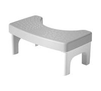 Stylebest Toilet Stool Squat, Bathroom Stool Heavy Duty, Anti Slip Toilet Step for Bathroom, Toddler Step Stool for Kids Adult,Improve Squatting Posture and Comfort (Grey)