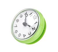 Stylebest Traditional Pointer Shower Clock Blue 2.8" Design for Kitchen and Bathroom (Green)