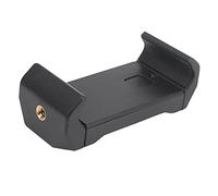 Stylebest Universal Adjustable Phone Clip for Tripods and Selfie Sticks, Cold Shoe Interface Mobile Phone Holder, Lightweight 55g, Black, 1 X Clip
