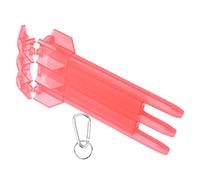 Stylebest Universal Dart Box Durable ABS Case with Aluminium Alloy Hang Buckle for Darts Storage 17 X 8.5cm (Red)