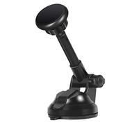 Stylebest Universal Mobile Phone Holder Adjustable 360-Degree Magnet Mount Stand for Car Dashboard Office 4-6in Black (Magnet black)