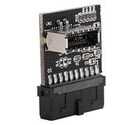 Stylebest USB 3.0 to Type-E Adapter Compact Converter for Motherboard USB 3.1 Active Extension Board 20Pin Socket Black 1 Unit