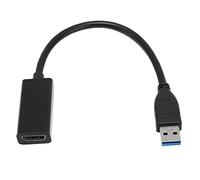 Stylebest USB3.0 to HD Multimedia Interface Cable Portable 1080P Video Adapter for Corporate Training Gaming Black 1 Unit