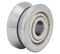 Stylebest V Groove Bearing, Durable Guide Roller Bearing with Sealed Ball, Smooth Operation for Heavy Duty Equipment, 12 * 41 * 20mm Size