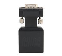 Stylebest VGA Male to HD Multimedia Interface Converter, Compact and Portable, Converts VGA Video and for TV and Projectors, Lightweight ABS Black, 1 Pack