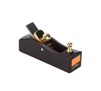 Stylebest Violin Thumb Planer Portable Ebony Brass for Woodworking Craftsmen, Glossy Finish Small Instrument Tool, 3.1x0.8in