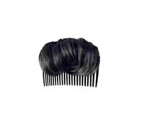 Stylebest Volume Hair Base Invisible Fluffy Hair Pad Bump It Up Hair Styling Clip Bun Maker Insert Tool Multi Functional Hair Accessories With Comb For Women Light Brown, Dark Brown, Black (black)