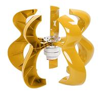 Stylebest Wind Kit 600W 5 Blade Vertical Gourd Generator for Home Use Nylon Fiber Durable Assembly Parts (12V)
