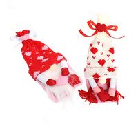 Stylebest Wine Bottle Cover Set, Bright and Lovely Reusable Protectors for Wine Lovers, Ideal for Gifts and Decorations, Cloth Material, 2 Pieces