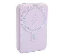 Stylebest Wireless Portable Charger 10000mAh High Capacity Magnetic Battery Pack for 14 13 12 Mini with LED Display (Light Purple)