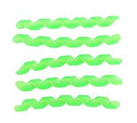 Stylebest Wrap Spiral Bicycle Cable Sleeve, Durable Rubber Protective Cover, Anti Friction Design for Bike Shift Brake Line, 5 Pcs, TPR Material (Green)