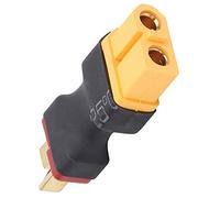 Stylebest XT60 Female to Male T Plug Connector, Durable Adapter Plug for RC Car, Airplane, and Ship Models, Made of Plastic and Copper, 1 Unit