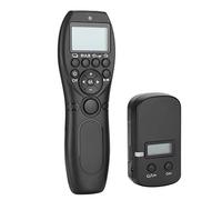 Stylebest YouPro MC-292 Wireless Shutter Remote Control for Cameras, High-Performance Timing Function, Ideal for Photography Enthusiasts, Durable Plastic, Black, 2 Units