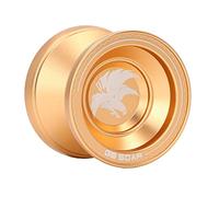 Stylebest YoYo Aluminium Alloy Ball Professional Insensitive for Tricks and Skill Development, Gold Colour Superior Quality, 5.5 x 5.5 x 4 cm