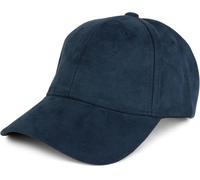 styleBREAKER 6-Panel Cap in Suede Look, Adjustable Baseball Cap, Unisex, Perfect for Casual wear, Model Number 04023049., Colour:Navy