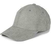 styleBREAKER 6-Panel Cap in Suede Look, Adjustable Baseball Cap, Unisex, Perfect for Casual wear, Model Number 04023049., Colour:Light-Grey