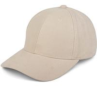 styleBREAKER 6-Panel Cap in Suede Look, Adjustable Baseball Cap, Unisex, Perfect for Casual wear, Model Number 04023049., Colour:Cream