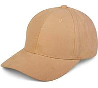 styleBREAKER 6-Panel Cap in Suede Look, Adjustable Baseball Cap, Unisex, Perfect for Casual wear, Model Number 04023049., Colour:Beige