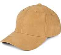 styleBREAKER 6-Panel Cap in Suede Look, Adjustable Baseball Cap, Unisex, Perfect for Casual wear, Model Number 04023049., Colour:Camel