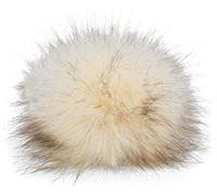 styleBREAKER Faux Fur Pompom for Hats and Beanies, Fake Fur, Winter Fur Bobble 04024161, Colour:Cream