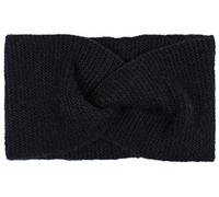 styleBREAKER Ladies fine knit headband with twist knot, warm winter hairband, headband 04026047, color:Black