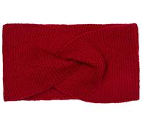 styleBREAKER Ladies fine knit headband with twist knot, warm winter hairband, headband 04026047, Colour:Claret-Red