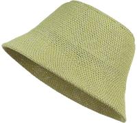 styleBREAKER Ladies Fishing Hat Made of airy Woven Paper Straw, Foldable Crush hat, Sun hat, Bucket Hat 04025032, Lime-Green