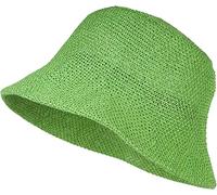 styleBREAKER Ladies Fishing Hat Made of airy Woven Paper Straw, Foldable Crush hat, Sun hat, Bucket Hat 04025032, Green