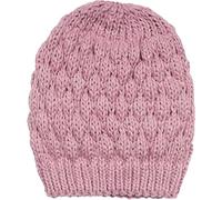 styleBREAKER Ladies Knitted Beanie Hat with Bubble Pattern, Plain Winter, Raspberry Pattern Knitted Hat 04024193, Colour:Mauve