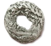 styleBREAKER leopard print tube scarf 01017009, Colour:Grey
