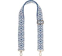 styleBREAKER Pockets shoulder strap with Aztec pattern, interchangeable bag strap with snap hook, adjustable, unisex 02013015
