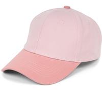 styleBREAKER Unisex 6-Panel Two-Tone Baseball Cap,Rose-Salmon Pink