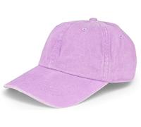 styleBREAKER Unisex Baseball Cap Vintage Look Adjustable 6-Panel Cappy in Washed Optic with Curved Visor Cotton Retro Cap for Men and Women, Lilac